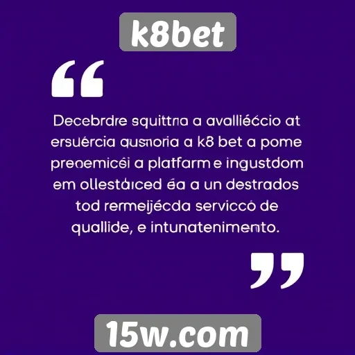 Avaliação da experiência do usuário no k8bet